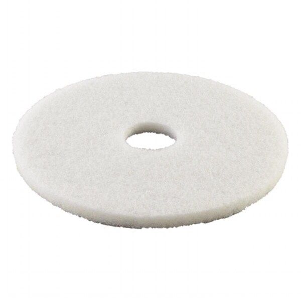 Pinpoint 16 in. Standard Diameter Polishing Floor Pads - White - 16in. PI2959151 - main